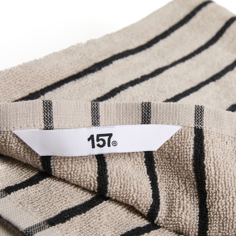Stripe towel 90x150 Beige 2